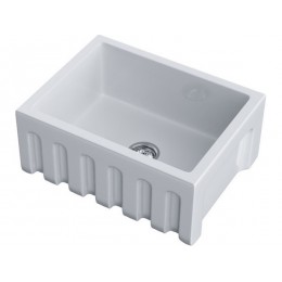 Мойка Omoikiri Mikura 61-WH 34393 Natceramic 610x460 мм белый глянец