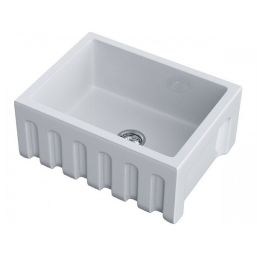Мойка Omoikiri Mikura 61-WH Glossy Natceramic — белая глянцевая мойка для кухни (4993257)
