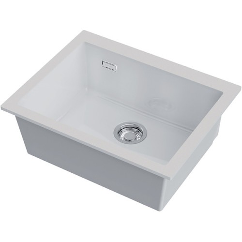 Мойка Omoikiri Omishima 60-U-WH Glossy Natceramic/белый глянцевый (4997512)