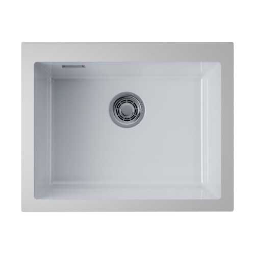 Мойка Omoikiri Omishima 60-U-WH Glossy Natceramic/белый глянцевый (4997512)