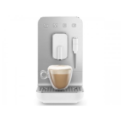 Автоматическая кофемашина SMEG BCC12WHMEU в белом матовом цвете - идеальный выбор для ценителей кофе