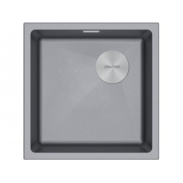 Мойка Paulmark Lumi 45uni 25695, гранит, 455x440 мм, слив в углу
