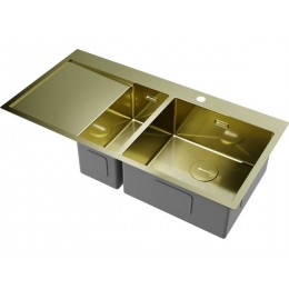 Мойка 33896 Omoikiri Akisame 1000х510 мм, нержавеющая сталь, 2 чаши, справа