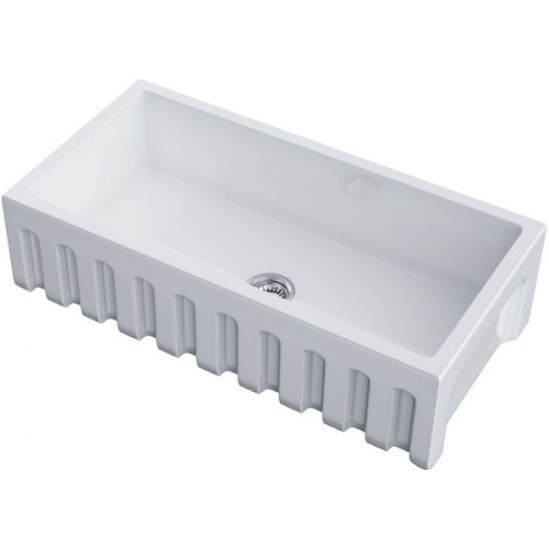 Мойка Omoikiri Mikura 91-WH Glossy Natceramic - белая глянцевая мойка для кухни (4993260)