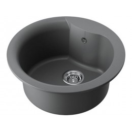 Мойка Omoikiri Yasugata 48R-PL 34900 Tetogranit Ø485мм, 10мм, врезная