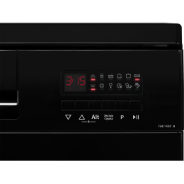 Посудомоечная машина HIBERG F68 1430 B 14 комплектов, 8 программ, A++, черная, SKU 27001