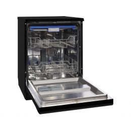 Посудомоечная машина HIBERG F68 1430 B 14 комплектов, 8 программ, A++, черная, SKU 27001