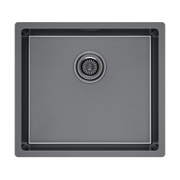 Мойка Paulmark Lassan 49 uni 26605, нержавеющая сталь, 490х440х200 мм, 1 чаша, шумопоглощение