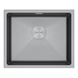 Мойка Paulmark Lumi 55uni LU55-GRM, 600 мм, гранит, 555x460x210 мм, SKU 25707