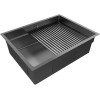 Мойка Paulmark Next-pro 58 uni PM705845-GM из вороненой стали - Качество и Стиль для Вашей Кухни