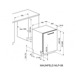 Посудомоечная машина MAUNFELD MLP-08I Light Beam