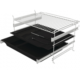 Духовой шкаф Gorenje BOS6737E09WG, 60 см, белый, 77 л, A, 300°C, сенсорный таймер, Gratin, ExtraSteam, вентиляция.