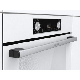 Духовой шкаф Gorenje BOS6737E09WG, 60 см, белый, 77 л, A, 300°C, сенсорный таймер, Gratin, ExtraSteam, вентиляция.