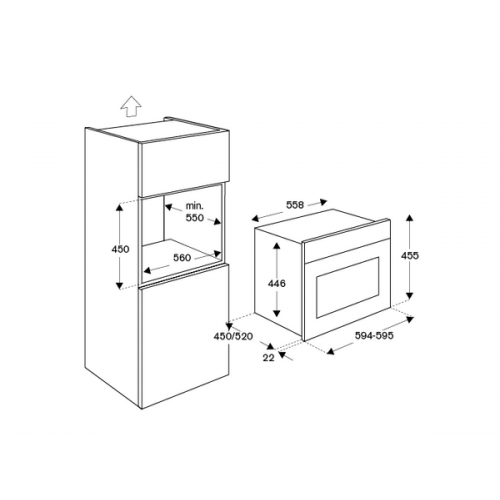 Духовой шкаф Bertazzoni F457MODVTC компактный с паром - Идеальный выбор для вашей кухни