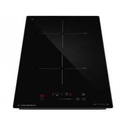 Варочная панель MAUNFELD AVI3026SBK 29 см, индукционная, черная, 2 конфорки, 3500 Вт, SKU 34516