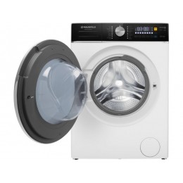 Стирально-сушильная машина MAUNFELD MFWD14106WH03, 10кг, 6кг, инверторный двигатель, 1400 об/мин, белая, сенсорное управление, 16 режимов, SKU 33621.