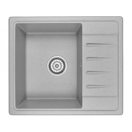 Мойка Granula ST-5803, 37122, врезная, кварцевая, прямоугольная, 1 чаша, 580x500 мм