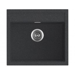Мойка Longran Geos GES560.510 - 40 Lava, врезная, гранит, 560x510 мм, SKU 12326.