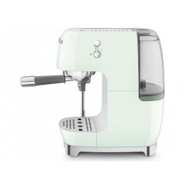 Кофемашина SMEG ECF03PGEU 15 бар, 1.6 л, алюминий, капучинатор, SKU 33227
