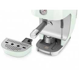 Кофемашина SMEG ECF03PGEU 15 бар, 1.6 л, алюминий, капучинатор, SKU 33227