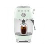 Кофемашина-эспрессо SMEG ECF03PGEU в пастельном зеленом цвете – идеальный выбор для настоящих ценителей кофе