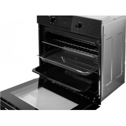 Духовой шкаф Midea MO47007GB, электрический 60 см, черное стекло, 65 л, 3000 Вт, 6 режимов, сенсорное управление, SKU 28928.