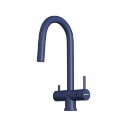Смеситель Omoikiri Akita-S-IB 33730 латунь indigo blue 207мм 215мм