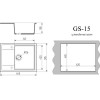 Мойка Gamma Stone GS-15 белая 331 - Качественная и стильная мойка для вашей кухни