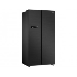 Холодильник MIDEA MDRS791MIE45, 91 см, черный, 604 л, No Frost, A++