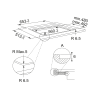 Варочная панель Franke FMY 658 I FP BK (108.0613.587) — индукционная, 5 зон, черная, с сенсорным управлением