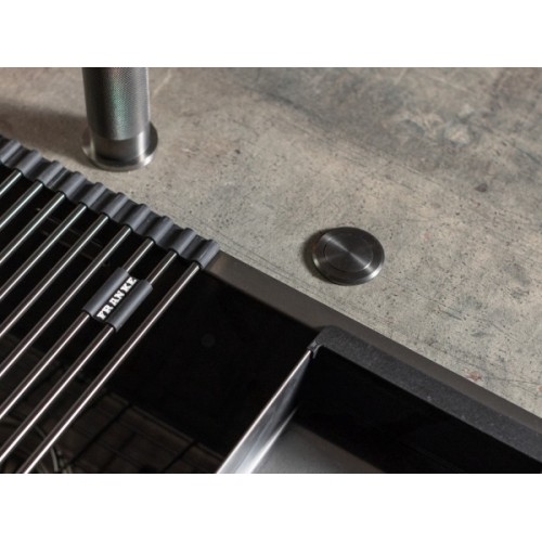 Мойка Franke BXM 210/110-68 F-INOX, антрацит с вентилем-автоматом (127.0650.364) - Качественные решения для вашей кухни