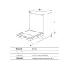 Посудомоечная машина Toshiba DW-10B2(B)-RU: Эффективная очистка и современный дизайн для вашей кухни