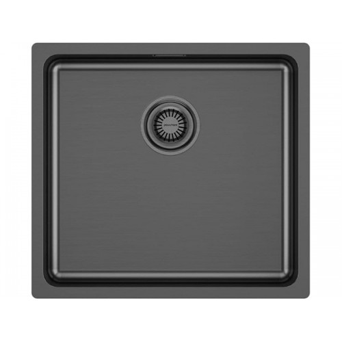 Мойка Paulmark Vista 48 PM304844-GM из вороненой стали - стильное решение для вашей кухни
