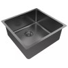 Мойка Paulmark Vista 48 PM304844-GM из вороненой стали - стильное решение для вашей кухни