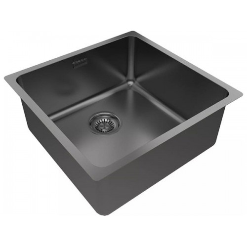 Мойка Paulmark Vista 48 PM304844-GM из вороненой стали - стильное решение для вашей кухни