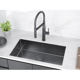 Мойка Kuchenstern KRAFT 80, нержавеющая сталь, 740x440 мм, SKU 30738