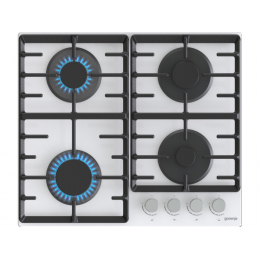 Варочная панель Gorenje GT642AXW 60 см, газовая, стекло, 4 конфорки, 27438