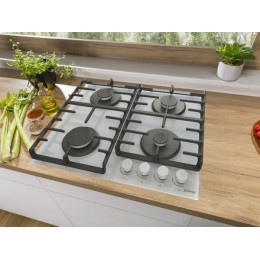 Варочная панель Gorenje GT642AXW 60 см, газовая, стекло, 4 конфорки, 27438