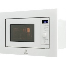 СВЧ-печь Jacky’s JM BW20A1 60 см, 20 л, белое стекло, 6 программ, 700 Вт, SKU 22540