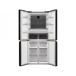 Холодильник MAUNFELD MFF183NFBE 33441, Side-by-side, черный, 451 л, A++, NoFrost