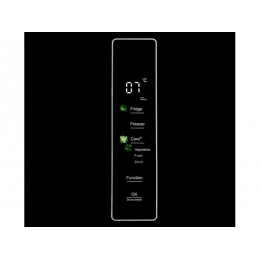 Холодильник MAUNFELD MFF183NFBE 33441, Side-by-side, черный, 451 л, A++, NoFrost