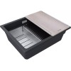 Мойка Paulmark Lumi-multi sink 55 uni LU-MULTI 55-BLM, черный
