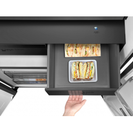 Холодильник MIDEA MDRM706BIE70, 534 л, графит, No Frost, A+, 83 см