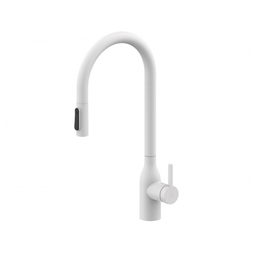 Смеситель Paulmark Universal Un213880-WH белый – стильное решение для вашей кухни или ванной