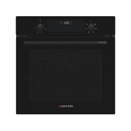 Духовой шкаф MEFERI MEO607BK 60 см, черный, 76 л, 6 режимов, A, SKU 29343