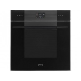 Духовой шкаф SMEG SOP6102TB3, 60 см, 68 л, чёрное стекло, таймер, пиролиз, SKU 29643