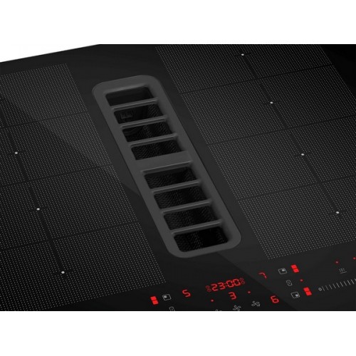 Варочная панель MAUNFELD MIHC604SF2BK: индукционная панель с встроенной вытяжкой