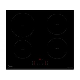 Варочная панель Midea MIH64707F 59 см, индукционная, черная, 4 зоны, 7.4 кВт, SKU 25952
