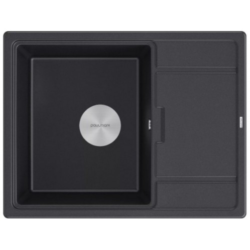 Мойка Paulmark Flugen 50-650 PM216550-BL из черного гранита - идеальное решение для вашей кухни