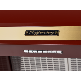 Вытяжка Kuppersberg T 669 BOR 60 см, 1200 м3/ч, бордовая, 5 скоростей, электронное управление, SKU 24254